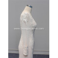 Scoop Arabic Mermaid Long Sleeves Applique Beaded Middle East Bridal Wedding Gowns Bride Dresses